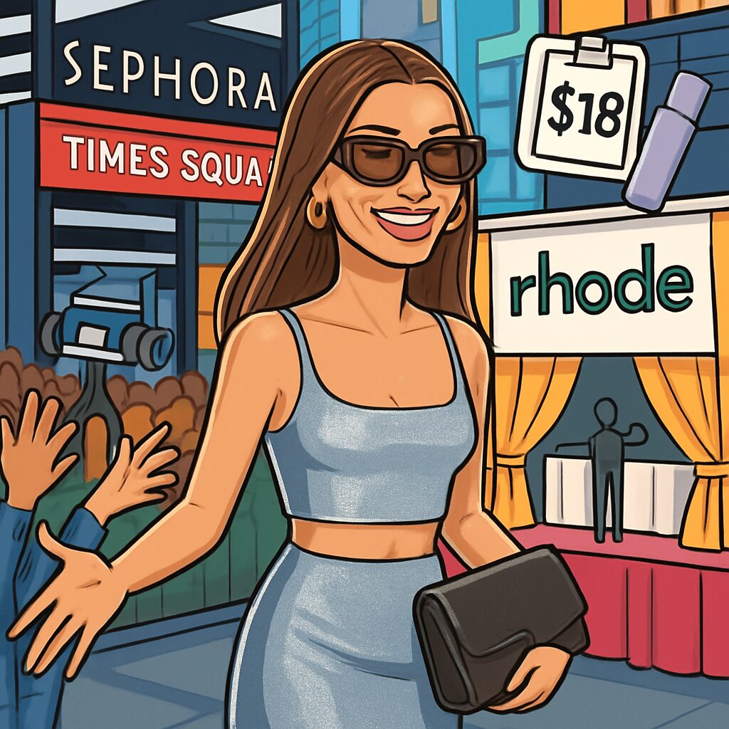 Hailey Bieber’s vintage Rhode x Sephora launch outfit is as old as she ...