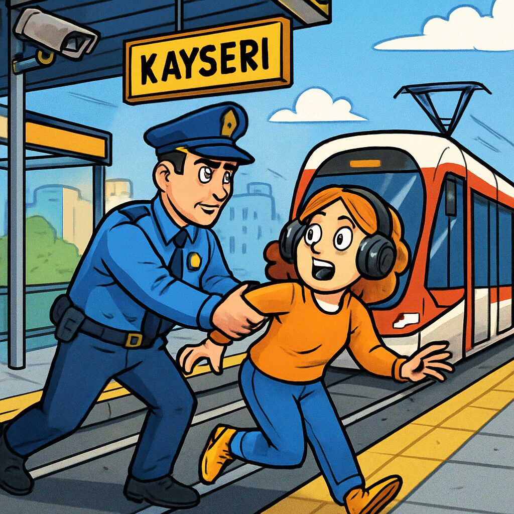 Security guard saves woman from being hit by tram - Herald Times
