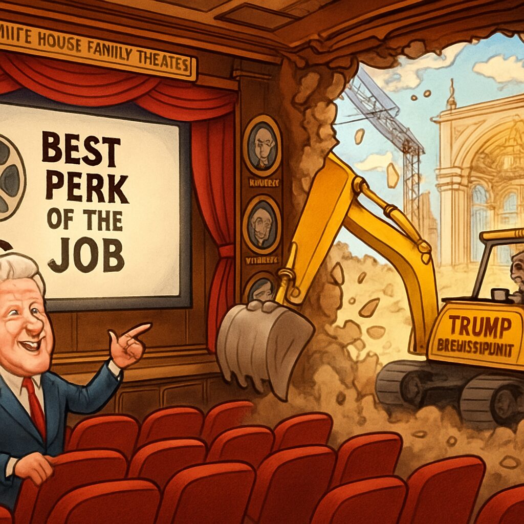 Bill Clinton once called the White House movie theater the ‘best perk ...