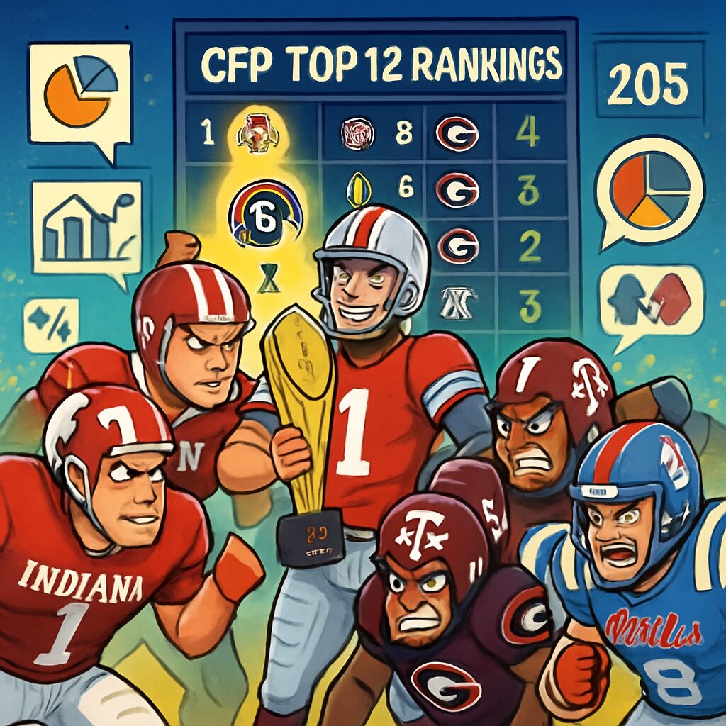 Cfp Ranking Ranking CFP top 12: One last projection before the first committee ranking ...