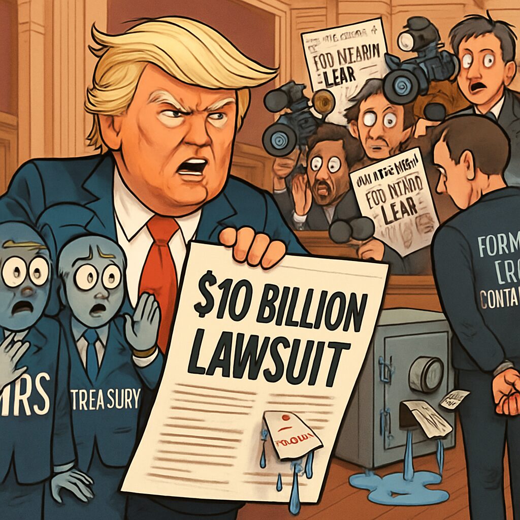 Trump sues IRS and Treasury Department for $10 billion over tax return ...