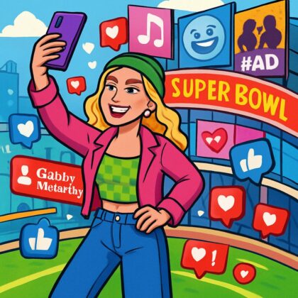 Tap-In Gabby McCarthy’s Bodacious Selfies, Gen-Z Super Bowl Ads, More